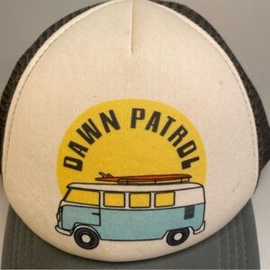 Toddler Trucker Hat "Dawn Patrol" Surfing Mesh Snapback VW Vanagon